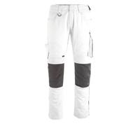 Mascot Unique Erlangen Trousers - White/dark Anthracite (36.5) (Leg Length - Short)