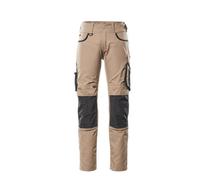 Mascot Unique Lemberg Trousers - Light Khaki/black (40.5) (Leg Length - Short)
