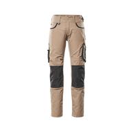Mascot Unique Lemberg Trousers - Light Khaki/black (42.5) (Leg Length - Long)