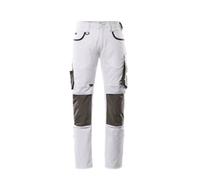 Mascot Unique Lemberg Trousers - White/dark Anthracite (30.5) (Leg Length - Regular)