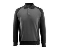 Mascot Unique Magdeburg Polo Sweatshirt (Dark Anthracite/black) (X Large)