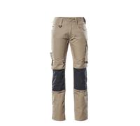 Mascot Unique Mannheim Trousers - Light Khaki/black (28.5) (Leg Length - Regular)