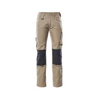 Mascot Unique Mannheim Trousers - Light Khaki/black (31.5) (Leg Length - Long)