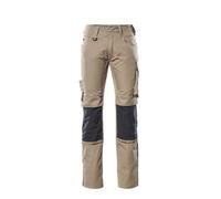 Mascot Unique Mannheim Trousers - Light Khaki/black (34.5) (Leg Length - Short)