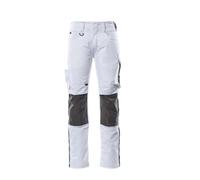 Mascot Unique Mannheim Trousers - White/dark Anthracite (30.5) (Leg Length - Short)