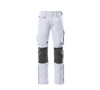 Mascot Unique Mannheim Trousers - White/dark Anthracite (38.5) (Leg Length - Short)