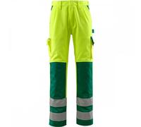 Mascot Workwear 07179 Safe Compete Trousers with kneepad pockets Hi-Vi 29.5" 35"