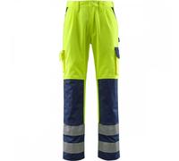 Mascot Workwear 07179 Safe Compete Trousers with kneepad pockets Hi-Vi 29.5" 35"