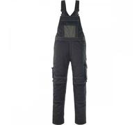 Mascot Workwear 12069 Unique Bib & Brace with kneepad pockets Blac 36.5" 30"