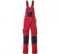 Mascot Workwear 12169 Unique Bib & Brace with kneepad pockets Red/ 32.5" 30"