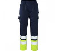 Mascot Safe Compete Patos Trousers (Navy/hi-Vis Yellow) (42.5) (Leg Length - Long)