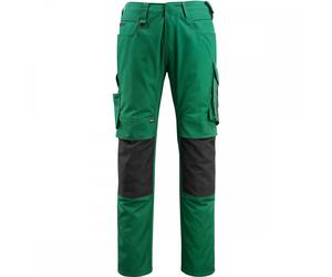 Mascot Workwear 12679 Unique Trousers with kneepad pockets Green/Black 29.5" 32"