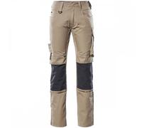 Mascot Unique Mannheim Trousers - Light Khaki/black (38.5) (Leg Length - Short)