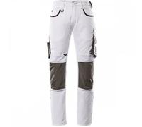 Mascot Workwear 13079 Unique Trousers with kneepad pockets White/Dark 36.5" 30"
