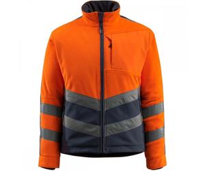 Mascot Workwear 15503 Safe Supreme Fleece Jacket Hi-Vis Orange/Dark Na M
