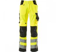 Mascot Workwear 15579 Safe Supreme Trousers with kneepad pockets Hi-Vi 50.5" 32"