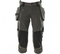Mascot 17049-311-18-C42 Stretch Short Trousers with Pockets, Dark Anthracite, C42
