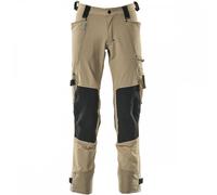 Mascot Workwear 17079 Advanced Trousers with kneepad pockets Light Kha 28" 30"