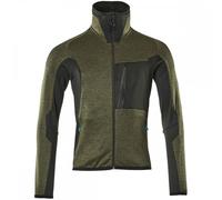 Mascot Workwear 17103 Advanced Fleece Jumper with zipper Moss Green/Bl XL