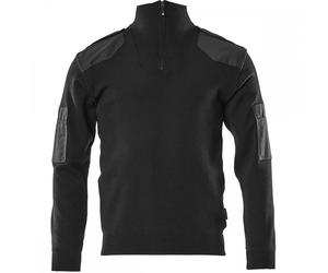 Mascot Workwear 17205 Frontline Knitted Jumper with half zip Black L C L