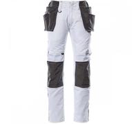Mascot Workwear 17631 Unique Trousers with holster pockets White/Dark 42.5" 32"