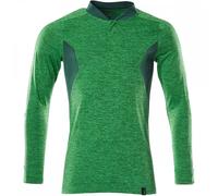 Mascot Long-sleeved Coolmax Pro Polo Shirt - Grass Green/Green - XS