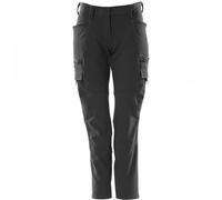 Mascot Workwear 18178 Womens Trousers with thigh pockets Black Waist: 45.5" 30"