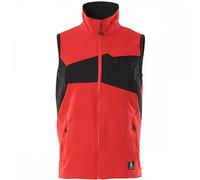 Mascot Workwear 18365 Accelerate Gilet Traffic Red/Black S Colour: Tra S