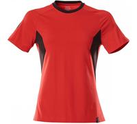 Mascot Workwear 18392 Womens Accelerate T-shirt Traffic Red/Black S Co S