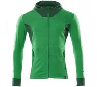 Mascot Workwear 18584 Accelerate Hoodie with zipper Grass Green/Green 2XL