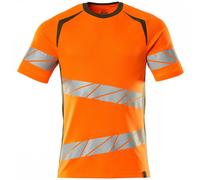 Mascot Workwear 19082 Modern Fit T-Shirt Hi-Vis Orange/Moss Green 2XL 2XL