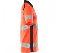 Mascot Workwear 19083 Polo shirt Hi-Vis Red/Dark Navy M Colour: Hi-Vis M