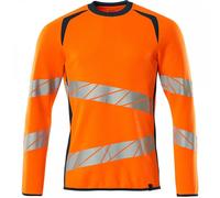 Mascot Workwear 19084 Accelerate Safe Sweatshirt Hi-Vis Orange/Dark Pe M