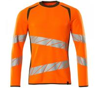 Mascot Workwear 19084 Accelerate Safe Sweatshirt Hi-Vis Orange/Moss Gr 2XL