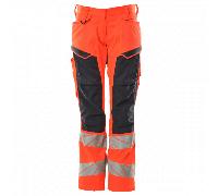 Mascot Workwear 19578 Accelerate Safe Trousers with kneepad pockets Hi 32" 32"