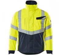 Mascot Workwear 19835 Multisafe Winter Jacket Hi-Vis Yellow/Dark Navy S