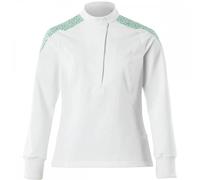 Mascot Workwear 20062 Womens Smock White/Grass Green 5XL Colour: White 5XL