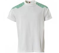 Mascot Workwear 20082 Short Sleeve T-Shirt White/Grass Green XL Colour XL