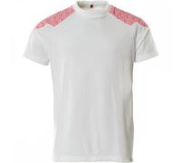 Mascot Workwear 20082 Short Sleeve T-Shirt White/Traffic Red XS Colour XS