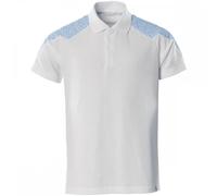 Mascot Workwear 20083 Short-Sleeve Polo Shirt White/Azure Blue 4XL Col 4XL