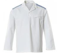 Mascot Workwear 20252 Smock White/Azure Blue 2XL Colour: White/Azure B 2XL