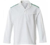 Mascot Workwear 20252 Smock White/Grass Green M Colour: White/Grass Gr M