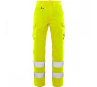 Mascot Workwear 20859 Safe Light Trousers with thigh pockets Hi-Vis Ye 48.5" 30"