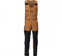 Mascot Workwear 22069 Combi suit with kneepad pockets Nut Brown/Black 34.5" 30"