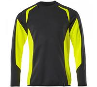 Mascot Workwear 22084 Accelerate Safe Sweatshirt Black/Hi-Vis Yellow L L