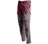 Mascot Workwear 22379 Customized Trousers with kneepad pockets Bordeau 34.5" 32"
