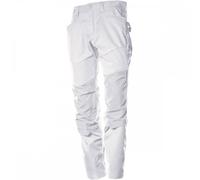 Mascot Customized Trousers With Kneepad Pockets - White (36.5) (Leg Length - Regular)