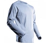Mascot Workwear 22581 Customized T-shirt, long-sleeved Light Stone Blu L