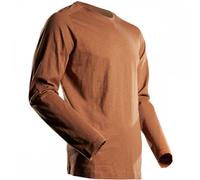 Mascot Customized T-Shirt, Long-Sleeved, Nut Brown, Large