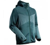Mascot Workwear 22603 Customized Fleece hoodie with zipper Forest Gree XL